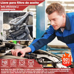 🔥【60-80mm】🚗Llave de extracción de filtro de automóvil ajustable en forma de U