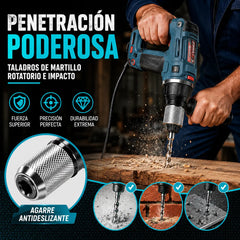 📢🔥 ¡50% de descuento! 【Juego de 2 piezas】👍 Adaptador convertidor de llave eléctrica a taladro de impacto
