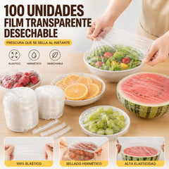 【2 bolsa, 200 piezas】Tapa de frescura desechable de grado alimenticio