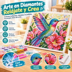✨【30cm * 30cm】 💥 Adhesivo de pared decorativo con pintura de diamante hecha a mano