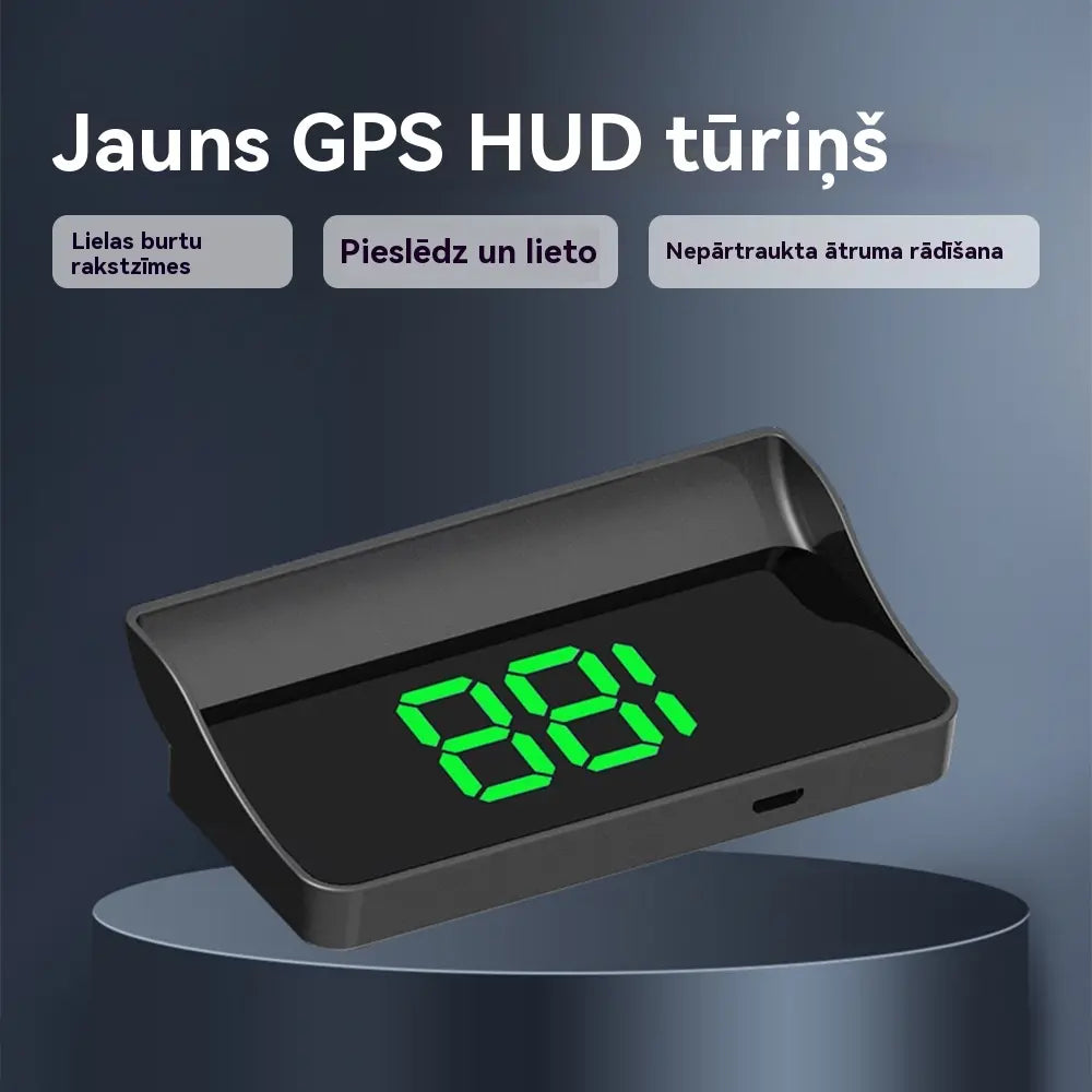 【Swiss Military GPS navigācija "Izvairies no sodiem"】Jauns GPS spidometrs un tahometrs ar HUD displeju
