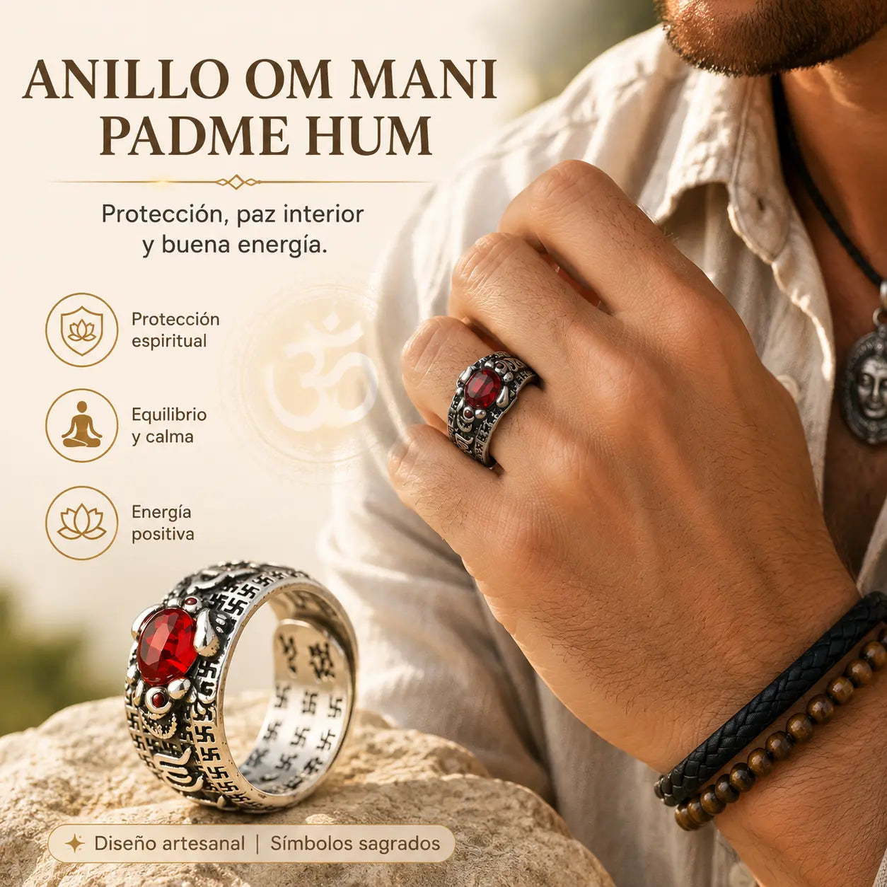 🔥Compre 1 y obtenga 1 gratis（2 piezas）💖Anillo de plata 999, estilo retro unisex con amuleto de la suerte Pixiu, fuerte y de moda.
