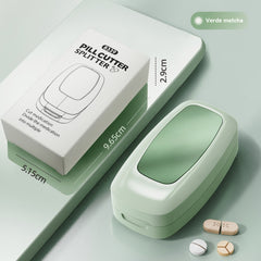 💊 ¡Ahorra un 50%! ✂️ Cortador de pastillas – Corte preciso, práctico para viajar y cuchilla segura ✨