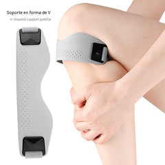 🏃🏃Rodillera deportiva con soporte rotuliano y ajuste bidireccional.