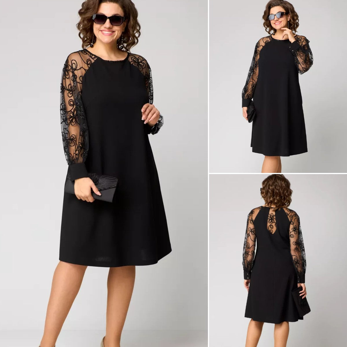 🔥✨【Nuevos estilos de otoño】💖【S-5XL】🍁🍂Vestido elegante de alta calidad para otoño e invierno.