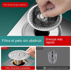 🎁【Compra uno y llévate otro gratis】✨Desagüe universal para suelo de baño, a prueba de olores, a prueba de insectos y evita el reflujo de malos olores.