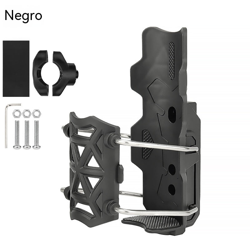 🚴🏍️💧 Portabidón Universal Ajustable para Bicicleta y Motocicleta – Giro 360° y Súper Resistente 🔥49% OFF