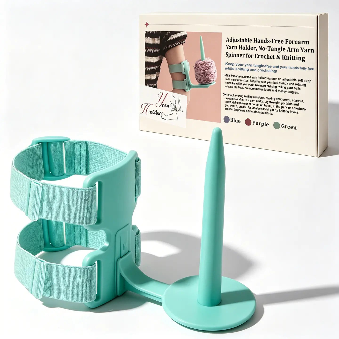 📢📢¡50% de descuento! ⏰Organizador de hilo para brazo con correas dobles ajustables