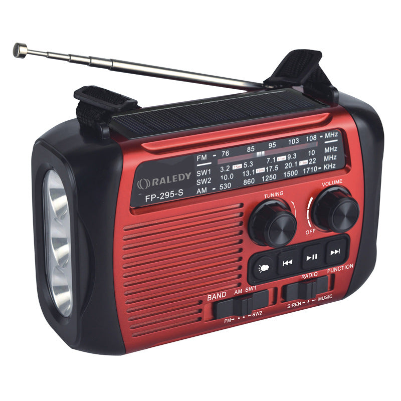 Linterna portátil multifuncional con radio AM 🏕️