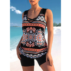 👙【S-5XL】Traje de baño deportivo de dos piezas para mujer