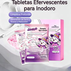 🔥 1 caja (6 bolsas) – solo 25 € 🫧🚽 Tabletas Efervescentes para Inodoro – Limpieza Profunda, Eliminación de Sarro y Aroma a Melocotón ✨🫧