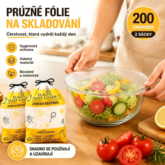 【2 bolsa, 200 piezas】Tapa de frescura desechable de grado alimenticio