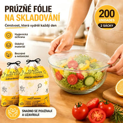 【2 bolsa, 200 piezas】Tapa de frescura desechable de grado alimenticio