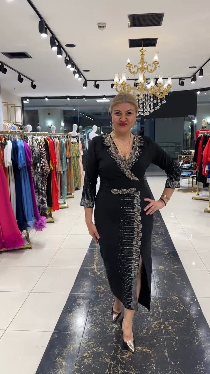 🔥✨【Nuevos estilos de otoño】🔥【S-5XL】🥰 Vestido de moda nuevo de otoño e invierno 2025 con estampado grande