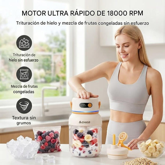 🔥【Oferta especial por tiempo limitado】✨Nuevo miniexprimidor inalámbrico portátil