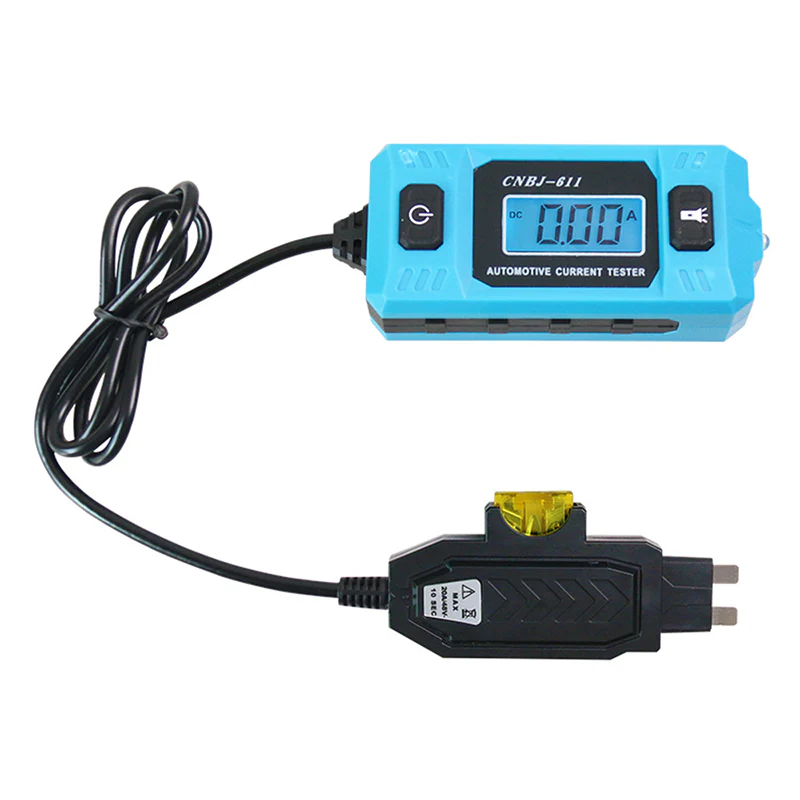 ⚡🔋🧰Probador de corriente automotriz portátil para coche