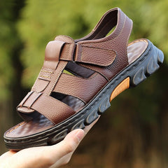 【38~44】Sandalias casuales de cuero para hombre