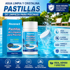 🔥Compre 1 y obtenga 1 gratis（2 botella）Pastillas efervescentes para la limpieza de piscinas