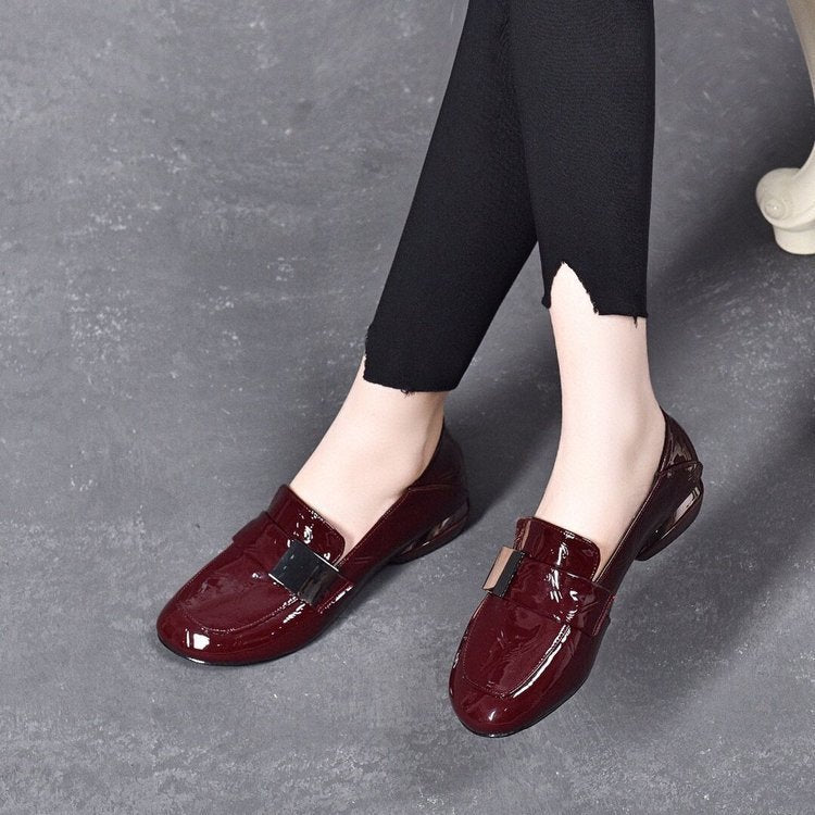 🔥【Oferta por tiempo limitado】🎁 Zapatos Mary Jane de tacón bajo estilo británico con suela blanda (modelo 2025)