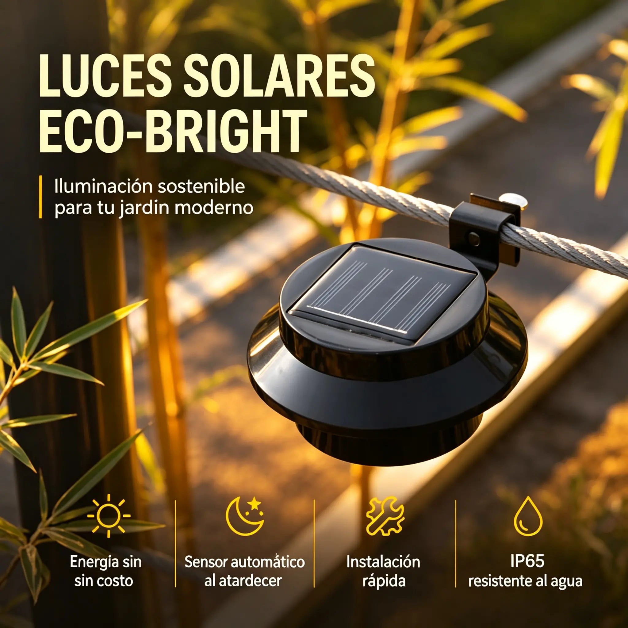 🌞 ¡Compra 2 y llévate 1 gratis! Luz LED solar impermeable para canalones y paredes 🌞💡