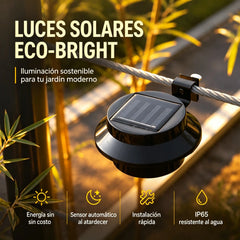 🌞 ¡Compra 2 y llévate 1 gratis! Luz LED solar impermeable para canalones y paredes 🌞💡