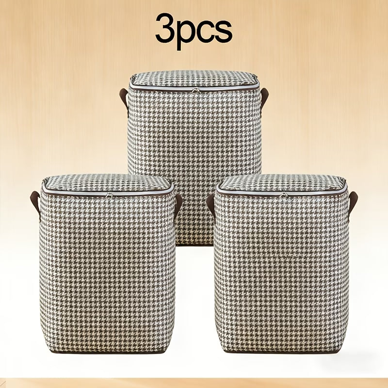 🔥【3 piezas】📦Bolsa de almacenamiento multifuncional para el hogar, resistente y gruesa para ropa, mudanzas y almacenamiento
