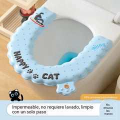 🎁 Compra 1 y llévate 1 gratis, ¡2 unidades por solo 24 €!🚽🧼 Funda de Asiento de Inodoro EVA Suave 4 Estaciones – Impermeable, Lavable y Súper Cómoda