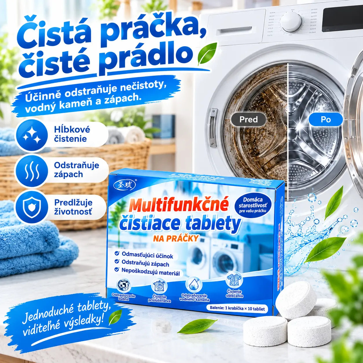 🎁【3 balenia - 30 kapsúl】【Novo vyvinutý produkt】💦Univerzálny odstraňovač škvŕn | Rýchle čistenie