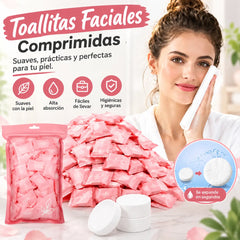 【200 piezas】toallas desechables, toallas faciales comprimidas portátiles