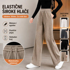 🔥【M-3XL】【40-110KG】👖Nove ženske elastične hlače širokog kroja