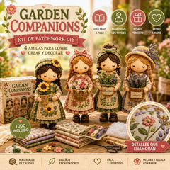 Último día: ¡Disfruta de un 49% de descuento!  Kit de patchwork para armar en miniatura de la serie Mundo en miniatura.