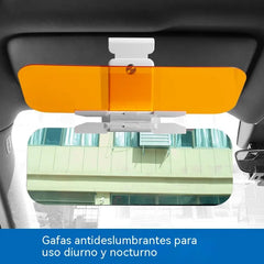 🔥🚗 Parasol para coche, espejo retrovisor para coche de día y de noche con protección anti-luces altas