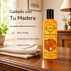 ✨Compra uno y llévate otro gratis: aceite de cera de abeja multiusos para el cuidado de la madera (con esponja).