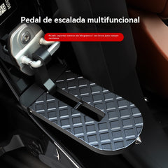 🔥 Pedal auxiliar multifuncional para coche, gancho auxiliar para escalón de techo de SUV, rompeventanas de emergencia
