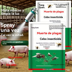 🦟【10 bolsas】🦟Spray insecticida inodoro, adecuado para moscas de granja, repelente de mosquitos, uso doméstico