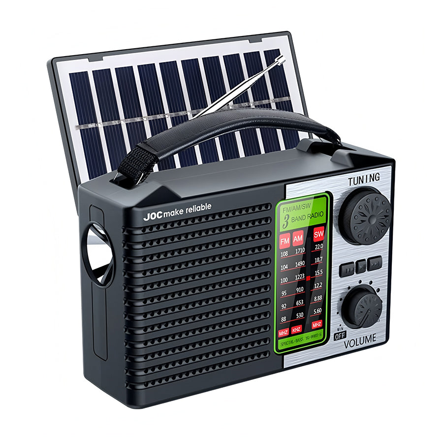💥50% sleva!!🏕️Multifunkční přenosné rádio, AM rádio, pevná karta Bluetooth, vícezónový zvuk
