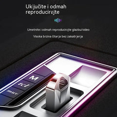 🚗🎵🎵【64G】【Glazbeni USB flash pogon】Sadrži 4000 pjesama, 300 glazbenih snimki i 6D zvučne efekte
