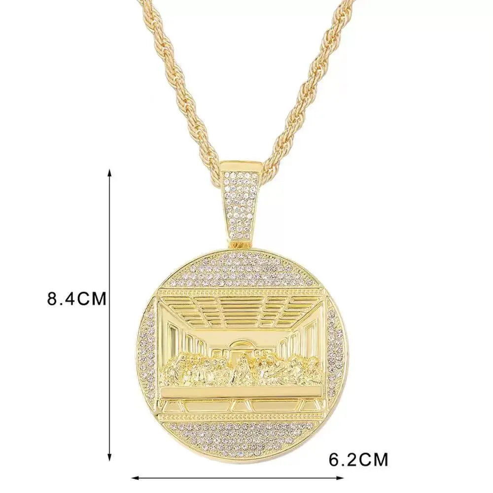 📢📢50% allahindlust!! ✨ Sädelev Kuuba keti ripats | Tõsta oma stiili koheselt uuele tasemele💎