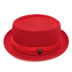 🤠🎩Sombrero de sol de malla transpirable para exteriores, estilo británico, estilo jazz.