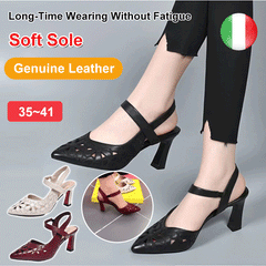💥49% de descuento🔥【35-41】Tacones altos monocromáticos cómodos con punta puntiaguda