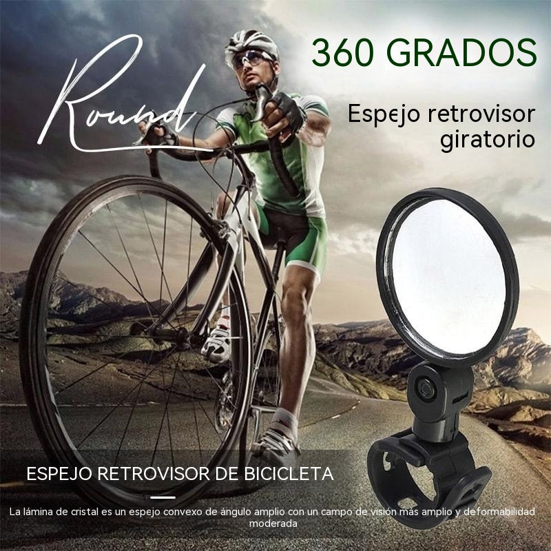 【1 par 22 euros】🚴🏍️Espejo retrovisor giratorio de 360 grados