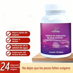 🐟【300 kapsúl】2 fľaše za 26 eur💧 Tabletas efervescentes para limpiar el agua de acuarios y estanques, tabletas oxigenantes para acuarios 🔥