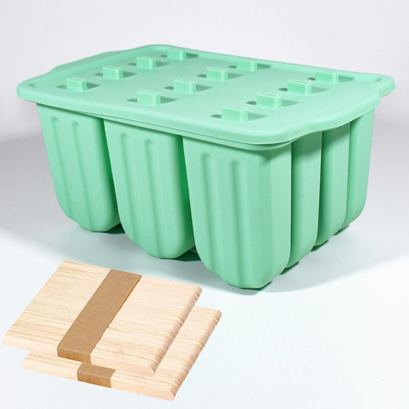 🍦🧊Moldes creativos para paletas heladas, bandejas de silicona para cubitos de hielo congelados.【Enviar 100 palitos de madera】🔥