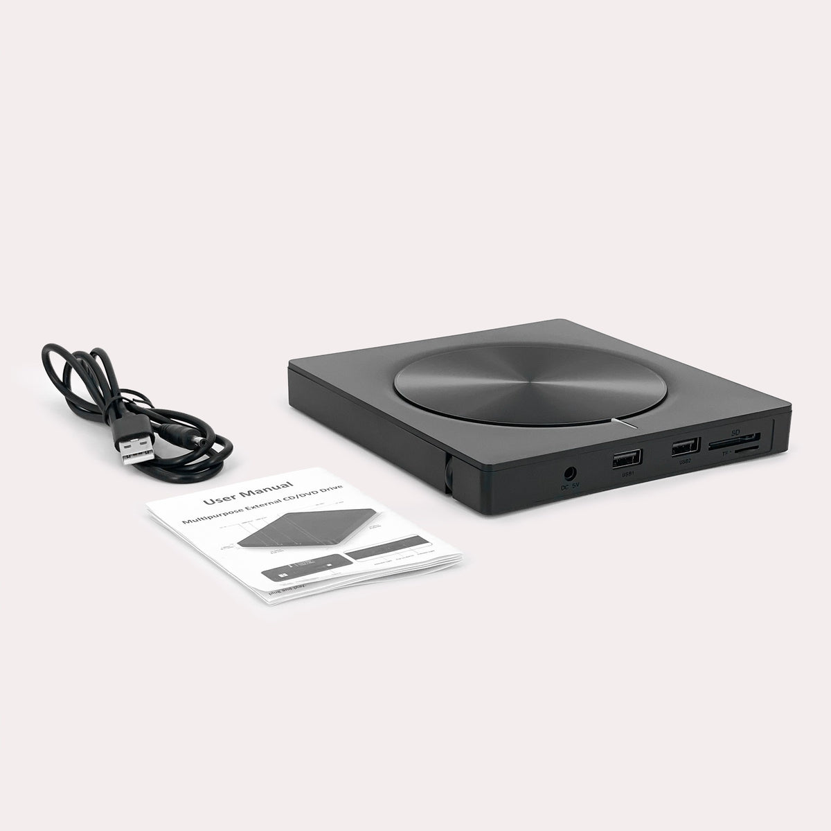 📢📢¡50% de descuento! 💿💻 Lector de CD/DVD Externo – Plug & Play, Portátil y Compatible con Mac/Windows