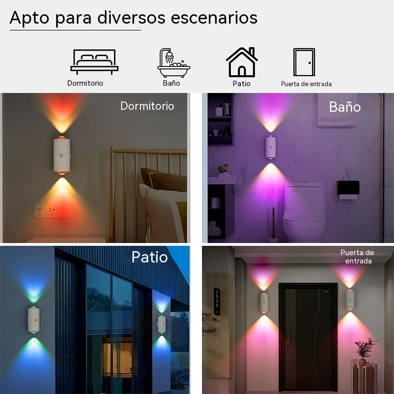 🌙✨ Luces Nocturnas Inteligentes RGB con Sensor – Ilumina sin esfuerzo tu hogar