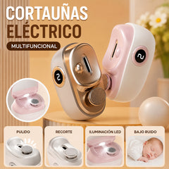 🔥Lima de uñas eléctrica multifuncional, cortauñas eléctrico con protección antipellizcos