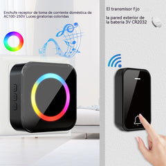 🔔🏠 Timbre Inalámbrico Inteligente 2 en 1 – Sin Cables, Impermeable y Fácil de Instalar