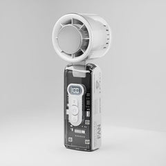 ❄️🌀 Ventilador de mano plegable 3 en 1 – control de velocidad de 100 niveles y refrigeración turbo de 13.000 RPM 🔋 Batería de 1800 mAh, linterna LED + SOS para viajes y camping 🌲🏕️