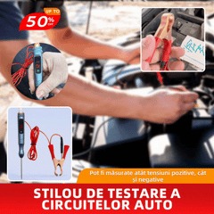 🚗⚡🔥Pluma de prueba de pantalla digital para automóvil, detección y reparación de circuitos, detección de fallas de voltaje positivo y negativo