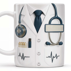 👨‍⚕️🎁Taza de cerámica con temática médica